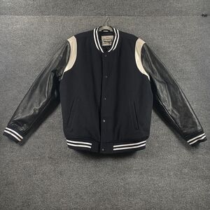 Men's Levi's Mixed Media Varsity Jacket - Navy - XXL